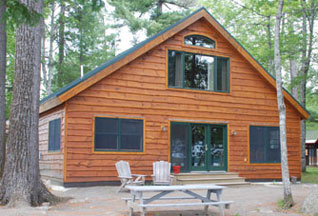 Premium Cabin at NEOC Maine Lage Lakeside Cabin at NEOC overlooking Millinocket Lake
