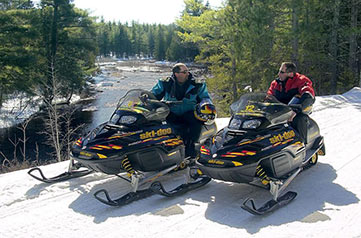 Maine Snowmobiling - snowmobiling in the Katahdin Region of Maine Snowmobiling in Maine with NEOC