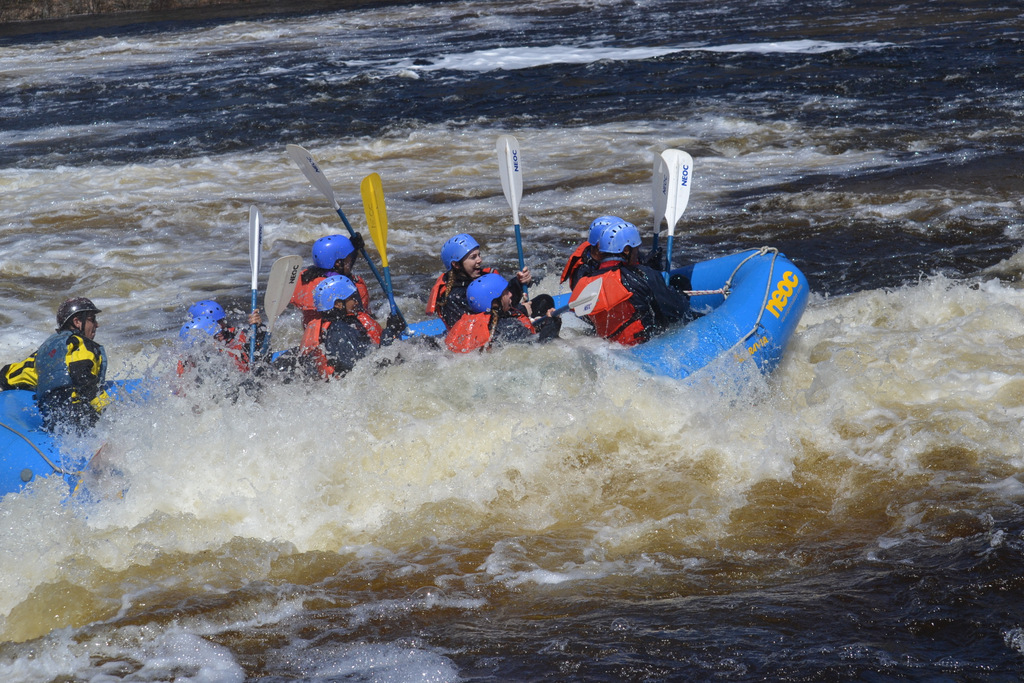 Whitewater rafting in Maine