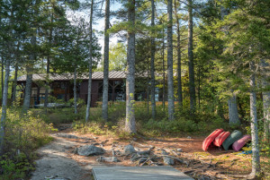 Pavilion and Boats at NEOC Campground