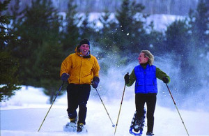 First snowshoe of the year