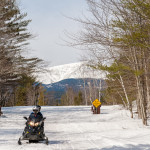Snowmobiling in Baxter State Park