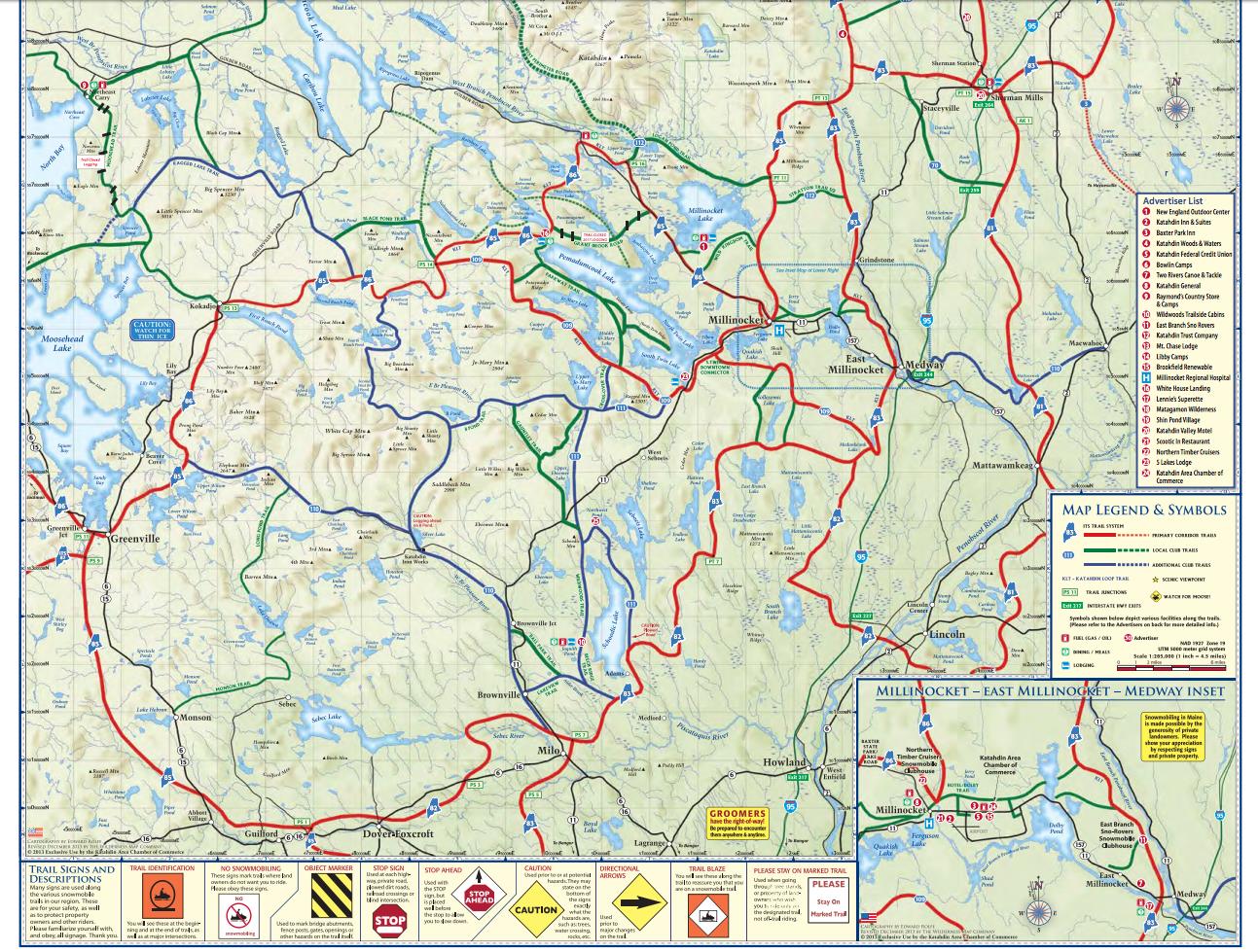 Snowmobiling Trail Report Maine Snowmobile Grooming