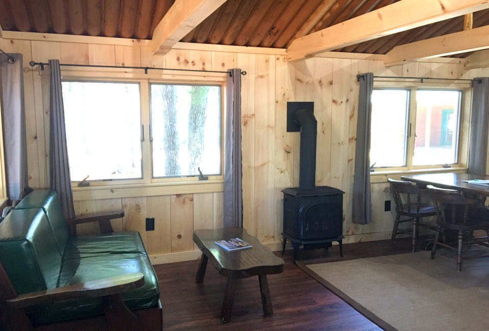 Wadleigh Brook Cabin Interior