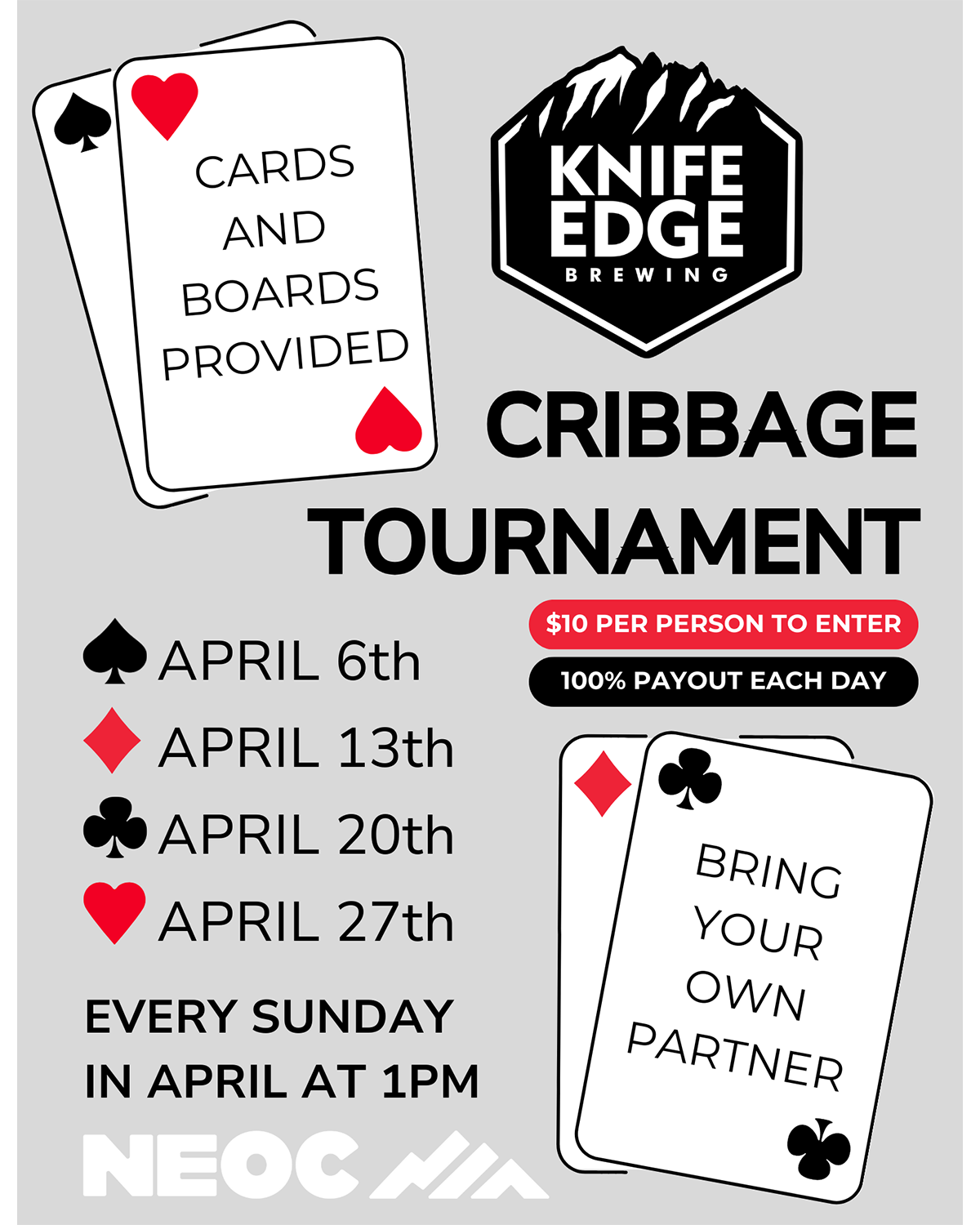 4x5 cribbage
