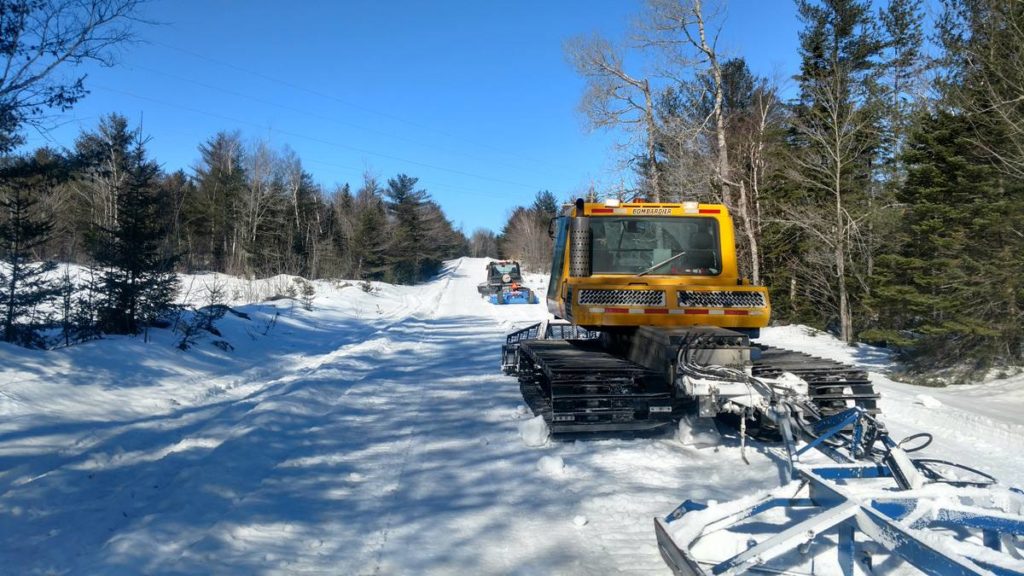 Groomed Snowmobile Trails TP Snowmobile Club Maine