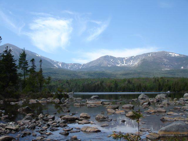 Katahdin from Sandy Stream Pond
