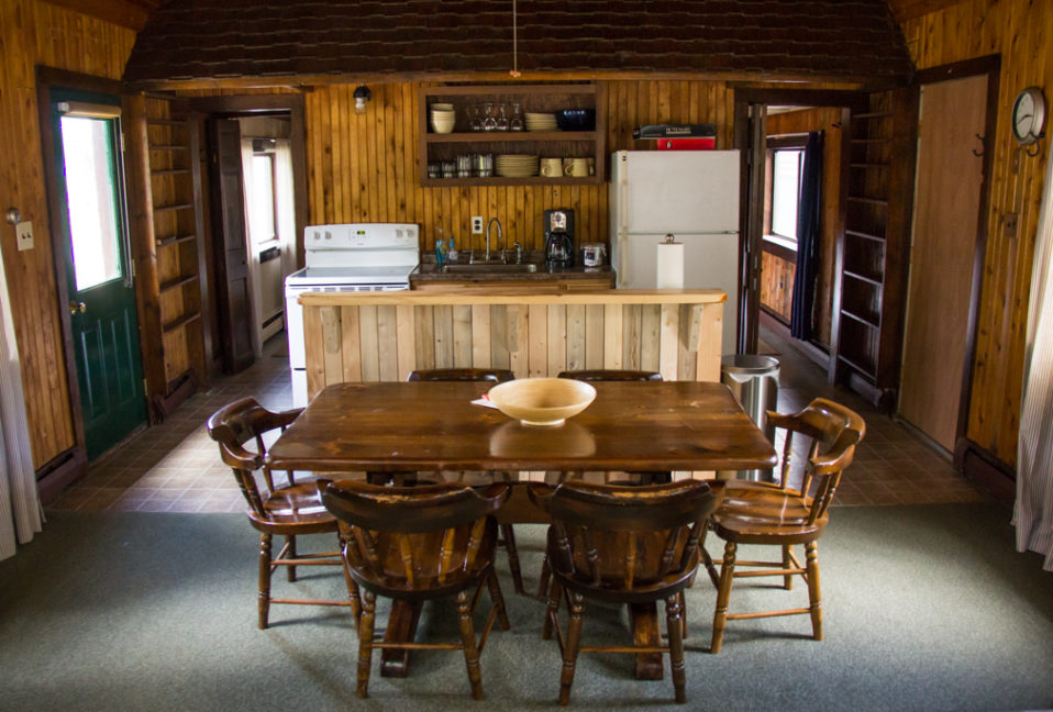 Lakeside Lodging- inside Guides cabin