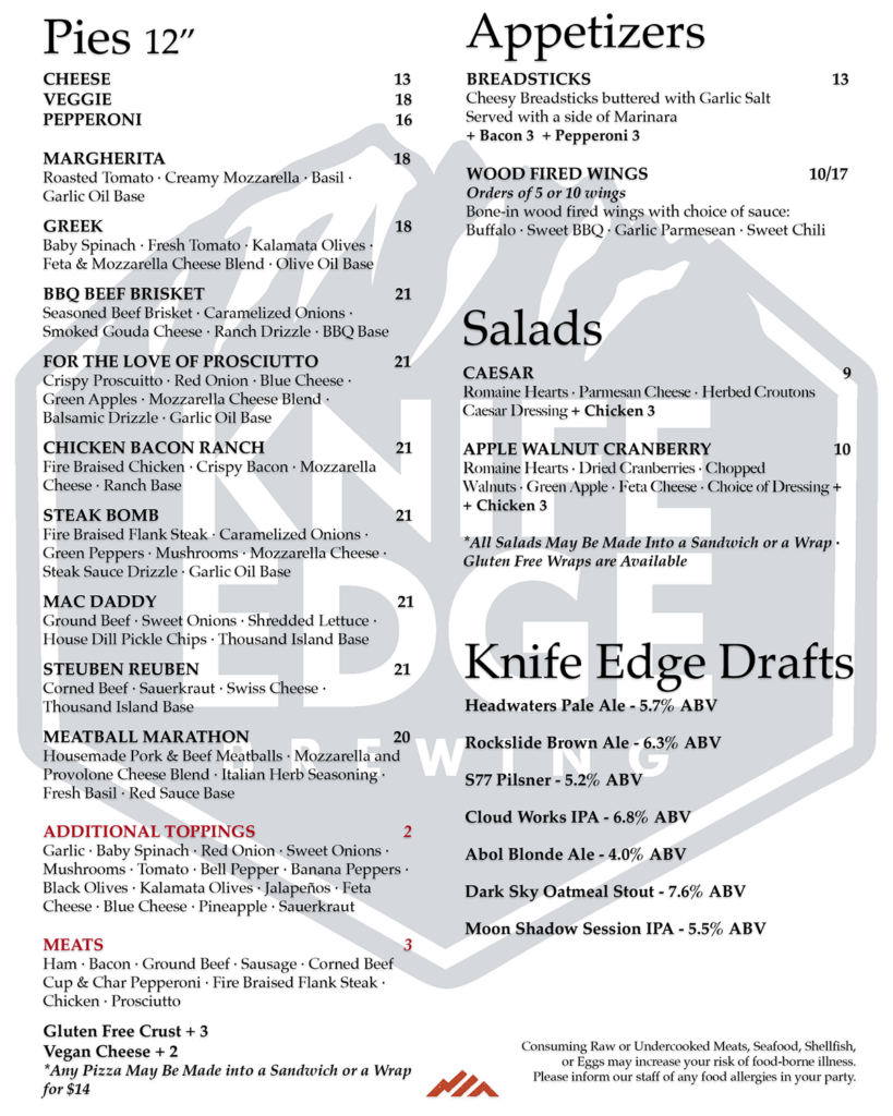 Knife Edge Brewing Maine's Wildest Beer