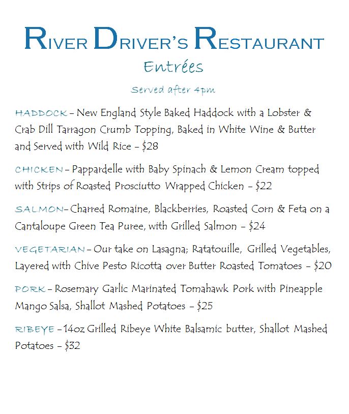 RD Dinner Specials Back RD Dinner Specials Back