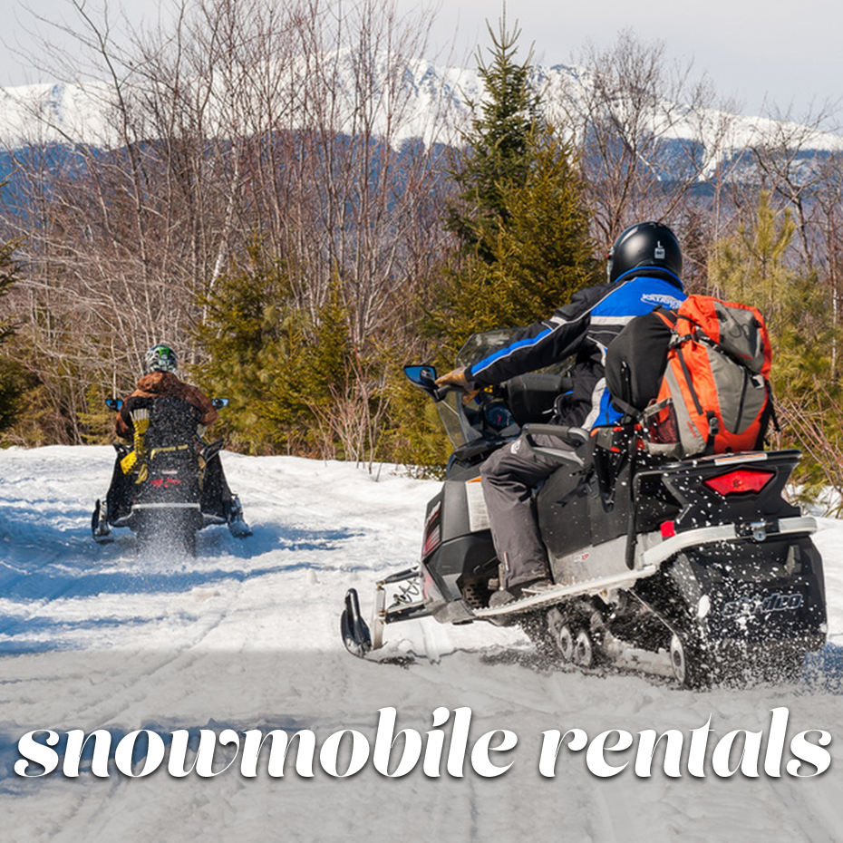 snowmobile rentals in maine New England Outdoor Center