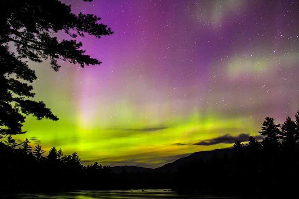 Northern Lights in Maine at NEOC New England Outdoor Center