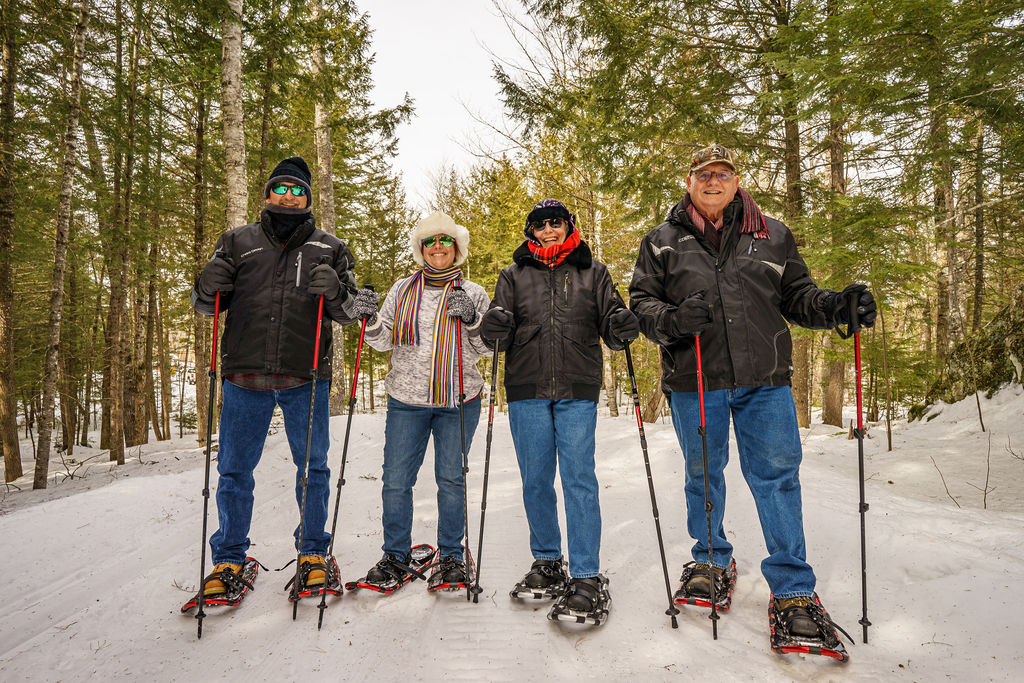 Snowshoeing