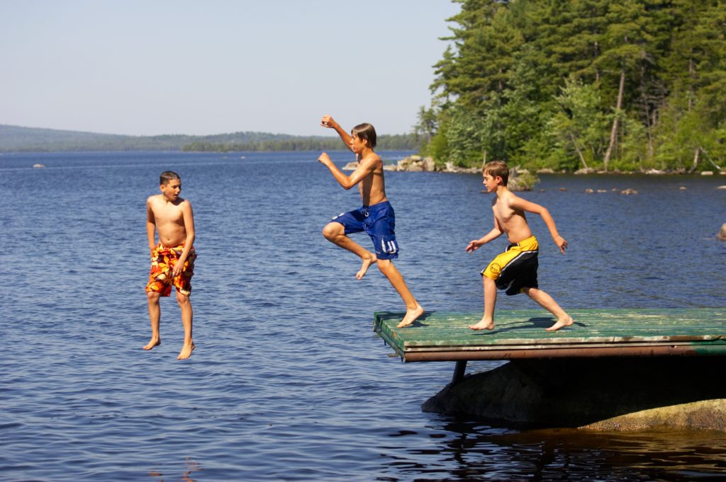 Kids having fun at neoc maine