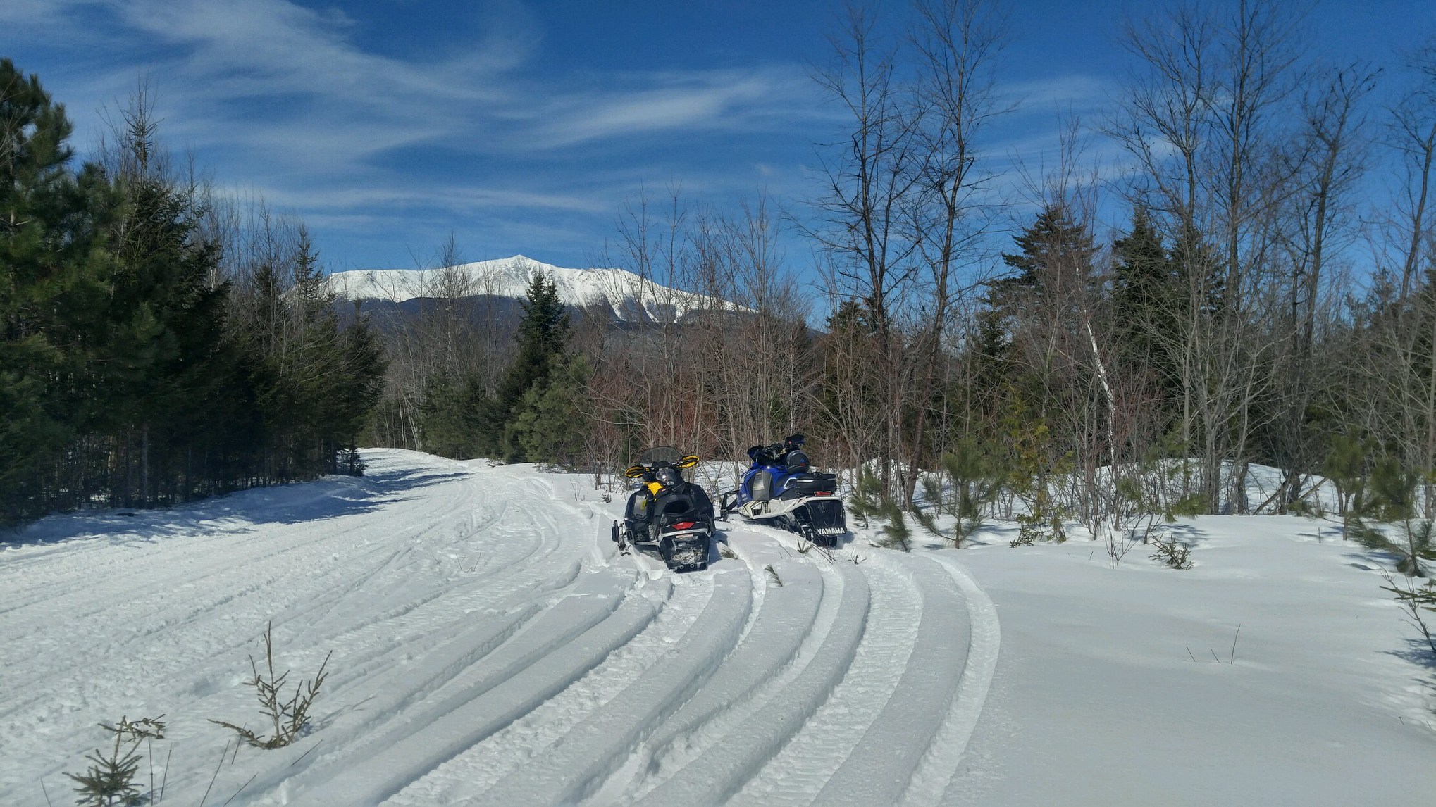 Snowmobile Maine Sled Rental Katahdin Maine
