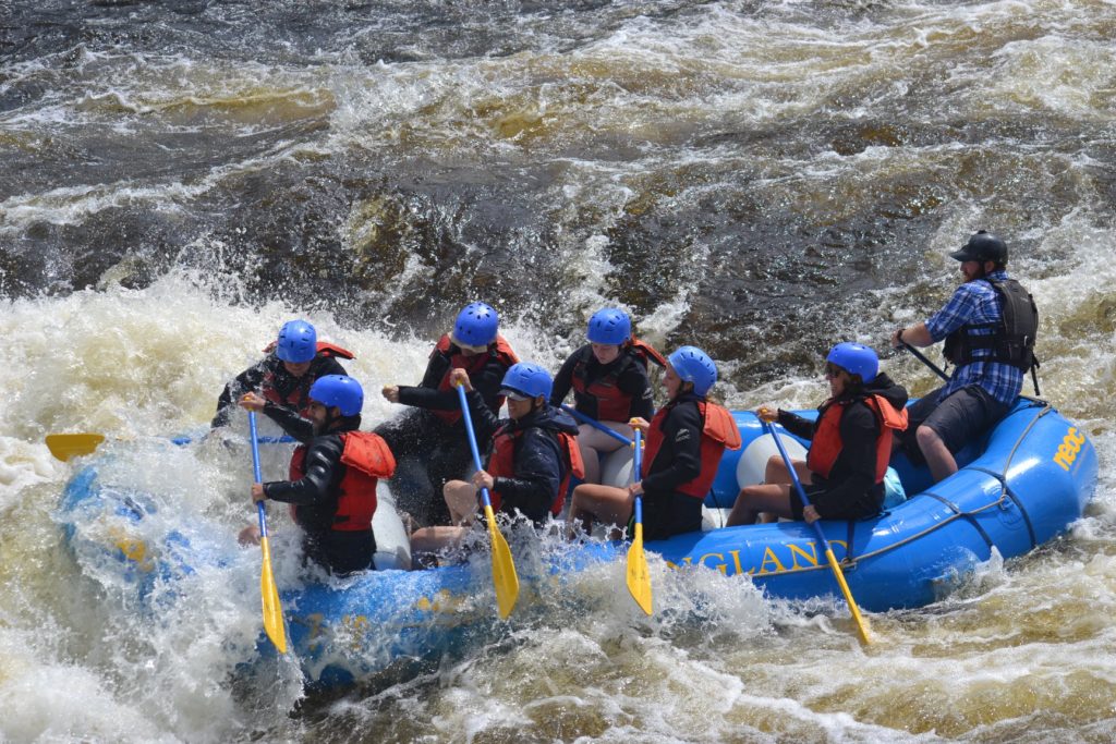 Rafting in maine