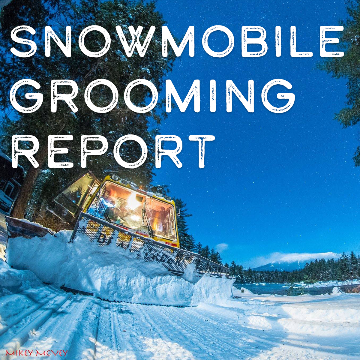 snowmobile grooming report